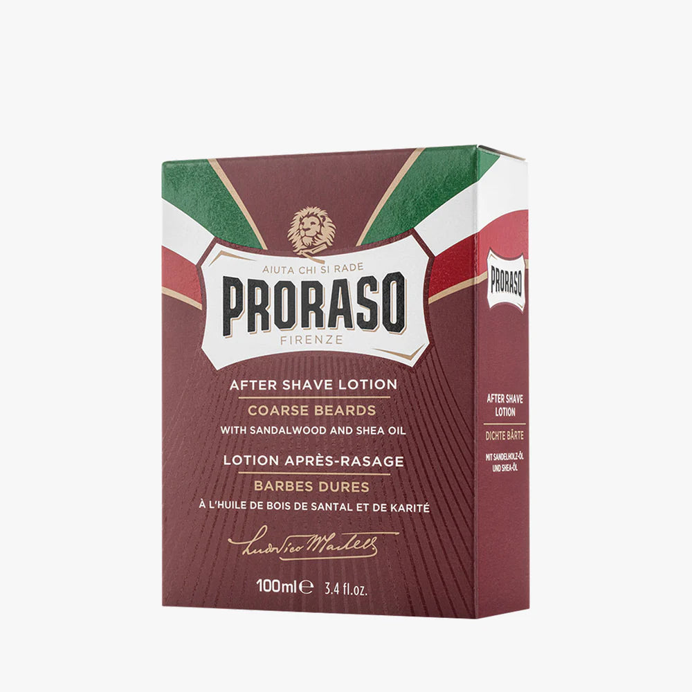PRORASO AFTER SHAVE LOTION RED NOURISH 100ML (3.4FLOZ)
