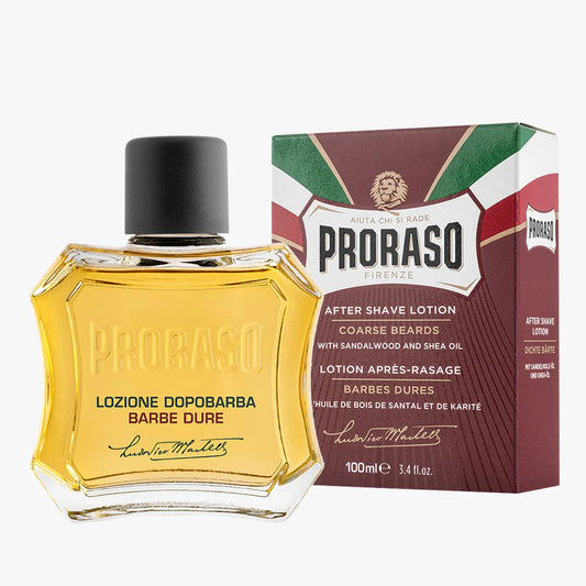 PRORASO AFTER SHAVE LOTION RED NOURISH 100ML (3.4FLOZ)