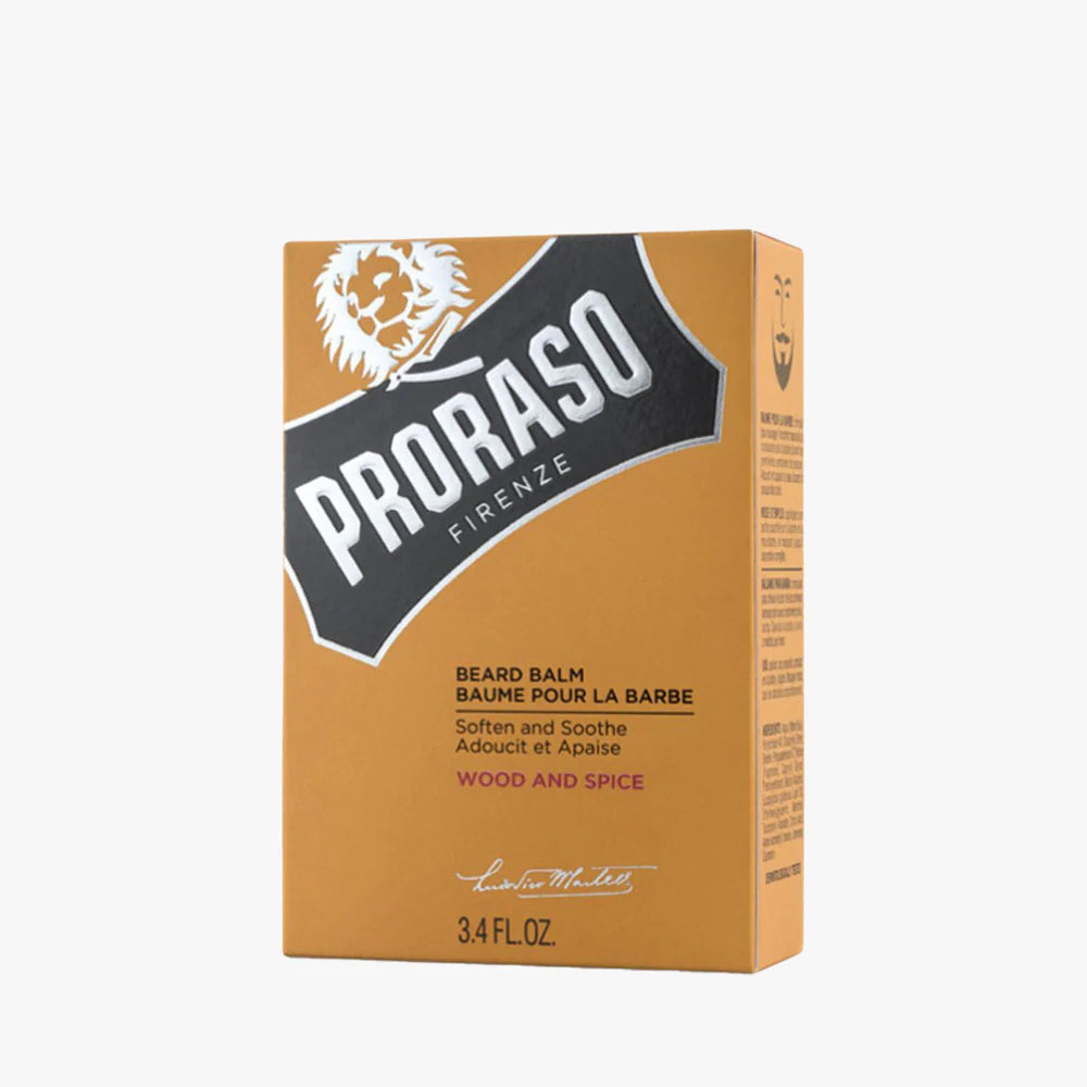 PRORASO BEARD BALM WOOD & SPICE 100ML (3.4FLOZ)