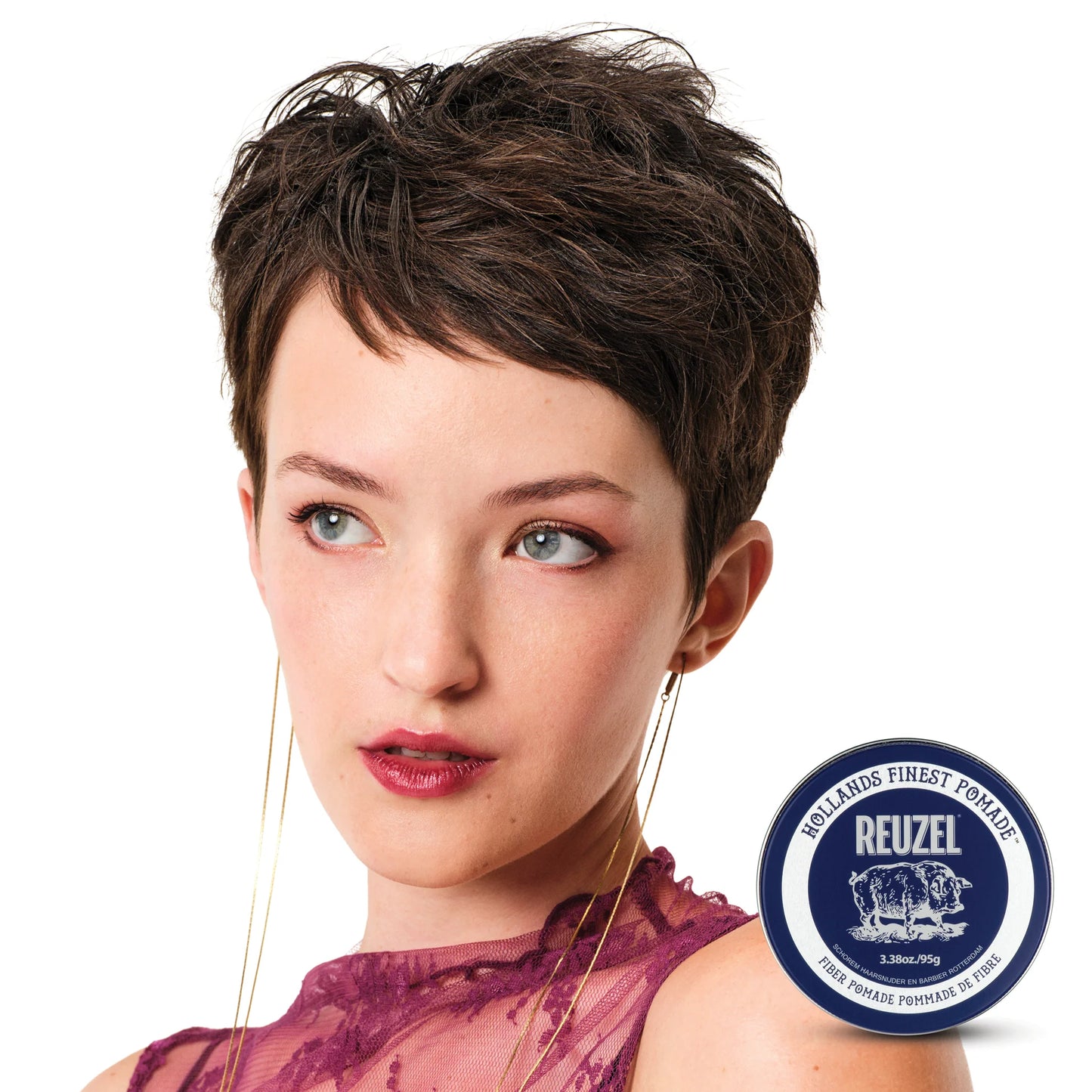 REUZEL FIBER POMADE 95G (3.38OZ.)