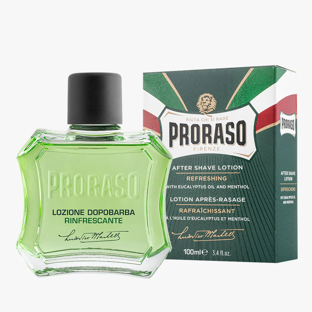 PRORASO AFTER SHAVE LOTION GREEN REFRESH 100ML (3.4FLOZ)