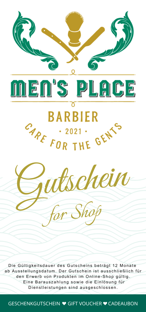 Men's Place Barbier Online Shop Gutschein