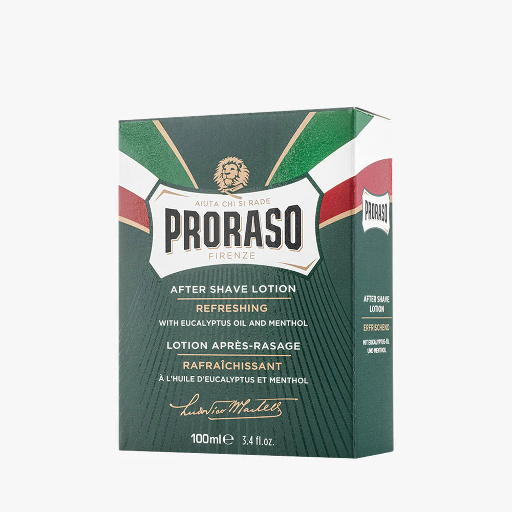 PRORASO AFTER SHAVE LOTION GREEN REFRESH 100ML (3.4FLOZ)