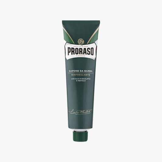 PRORASO SHAVING CREAM GREEN REFRESH TUBE 150ML (5.2OZ)