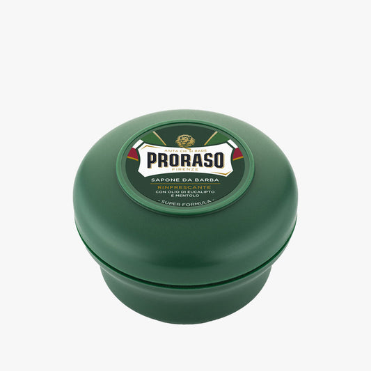 PRORASO SHAVING SOAP GREEN REFRESH TIEGEL 150ML (5.2OZ)